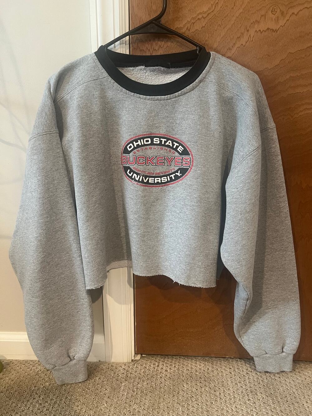 Vintage Ohio State Cropped Crewneck